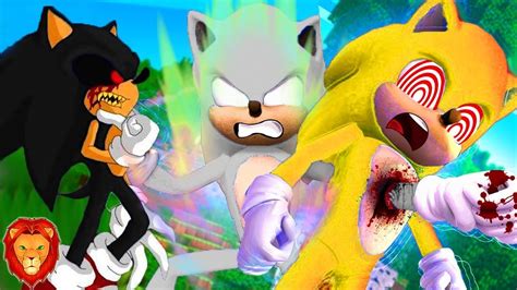 HYPER SONIC Y SONIC.EXE VS FLEETWAY SONIC *MUY EPICO* BATALLA DEFINITIVA 😱 | ANIMACION LEON ...