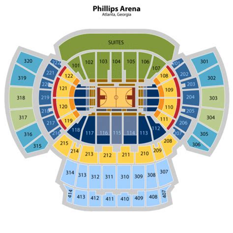 Philips Arena Seating Chart Basketball | Brokeasshome.com