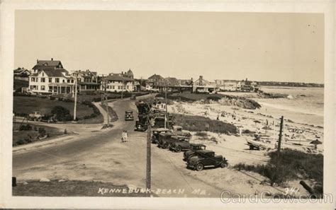 Kennebunk Beach Maine Postcard