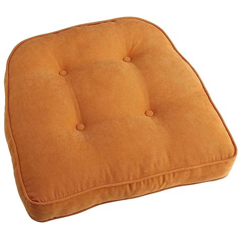 Large Contour Chair Cushion In Calliope Clay Orange | Chair cushions ...