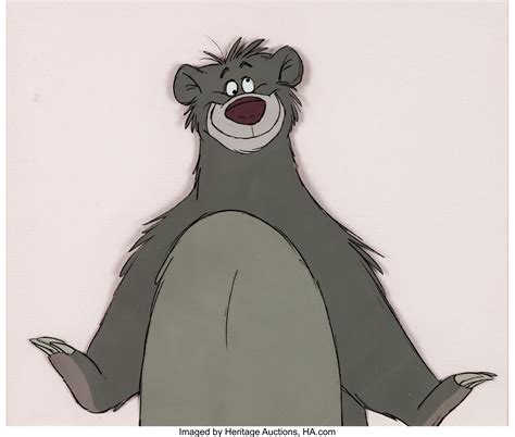 The Jungle Book Baloo Production Cel (Walt Disney, 1967).... | Lot #97115 | Heritage Auctions