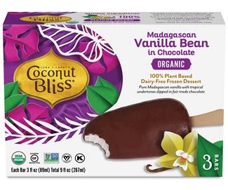 Coconut Bliss Ice Cream Bars Review (Chocolate Coated & Regular)