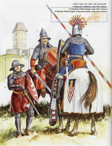 Poland Knights - 14th century | Warriors illustration, Historical warriors, Medieval history