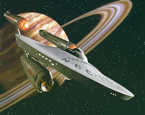 Starship NCC 1701 Star-Trek-Paint By Numbers - Painting By Numbers