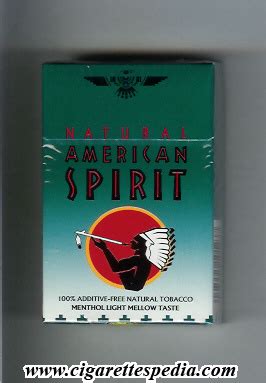 Natural American Spirit (Menthol Light Mellow Taste) KS-20-H (green ...