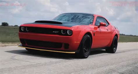 Hennessey’s Tuned Dodge Demon Has 1,035 Proud Texan Horses | Carscoops