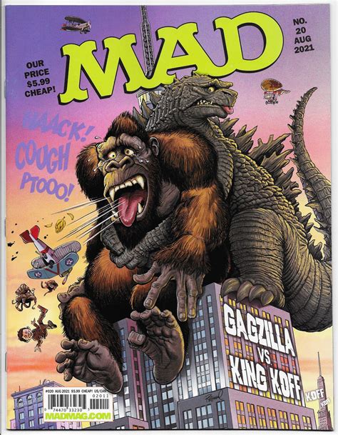 MAD Magazine #20 Godzilla & King Kong Parody | Spy vs Spy (DC, 2021 ...