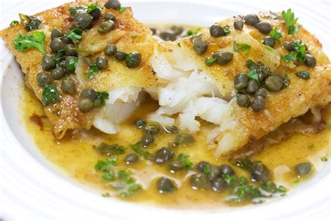 15 Minute Wild Cod Piccata - Gluten Free Homestead