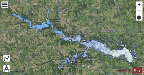 Rathbun Lake Fishing Map | Nautical Charts App