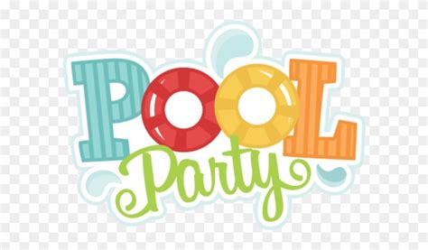 Weather Clipart Pool Party - Pool Party Clipart - Png Download | Pool party kids, Pool party ...