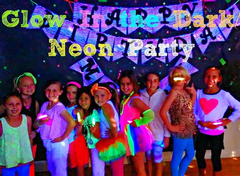 Neon glow party with lights and DJ entertainer - Glow in the Dark Party