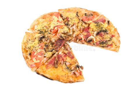 Combo pizza stock photo. Image of isolated, sauces, pastry - 16953376