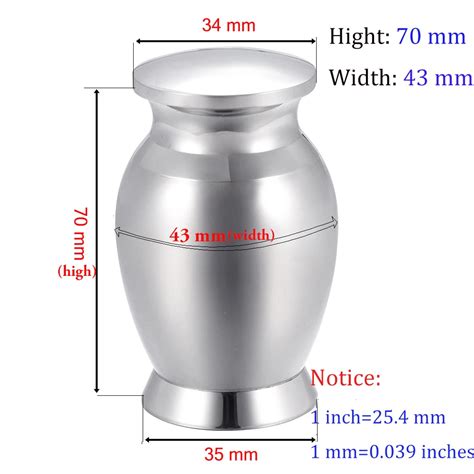 Aliexpress.com : Buy Large Cremation urns Memorial Ashes Keepsake 316 L Stainless steel Urn ...