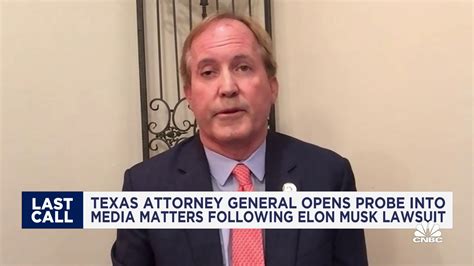 Texas AG Ken Paxton talks probe into Media Matters following Elon Musk's lawsuit