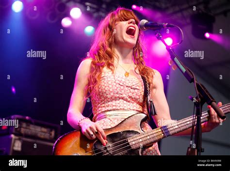 Jenny Lewis of Rilo Kiley performs during a concert Stock Photo - Alamy