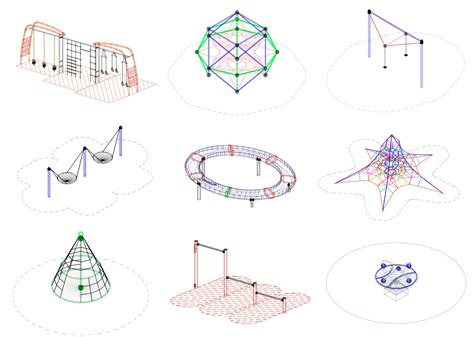 Playground Equipment Cad Blocks