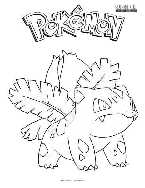 Ivysaur Coloring Pages