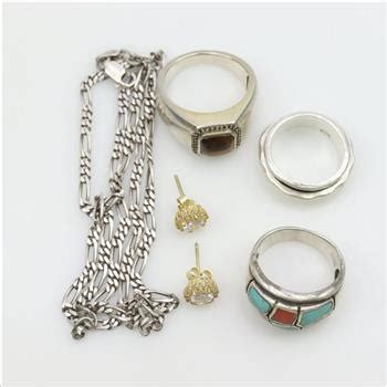 Sterling Silver Jewelry, 6 Pieces | Property Room