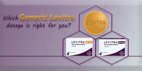 Which Generic Levitra dosage is right for you | Primedz