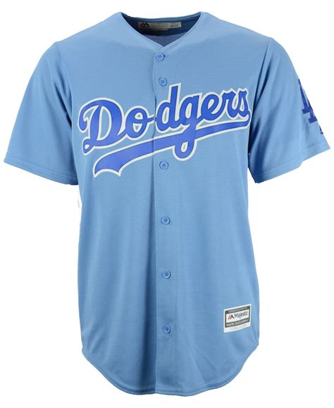 Majestic Men'S Los Angeles Dodgers Replica Jersey in Blue for Men ...