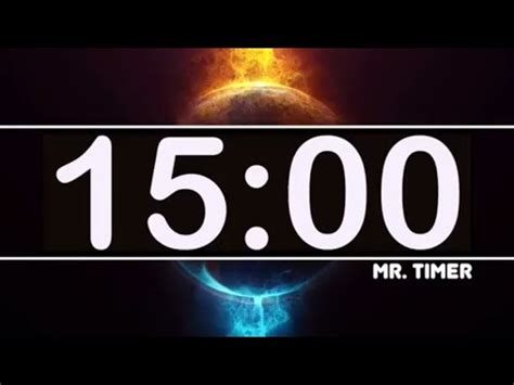 15 Minute Timer with Epic Music! Timer for Kids, Classroom, Exercise ...