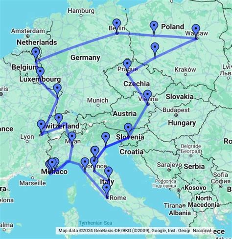 Interactive Europe Map Travel Planner | Besttravels.org