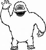 Abominable Snowman Hello Coloring Page  Wecoloringpagecom sketch template