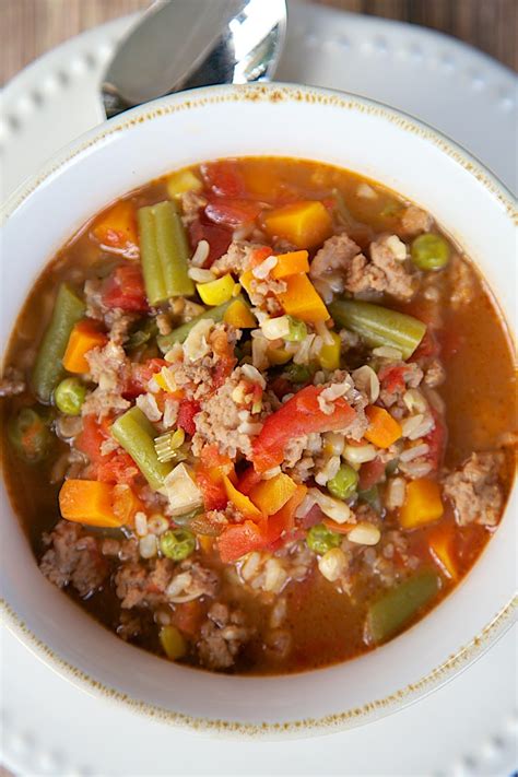 Turkey Vegetable Soup | Plain Chicken®