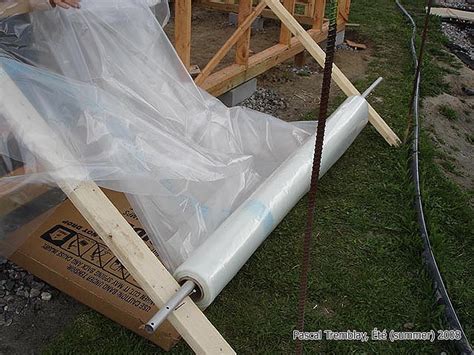 Greenhouse Covering - Fixing Plastic Sheeting to Wood