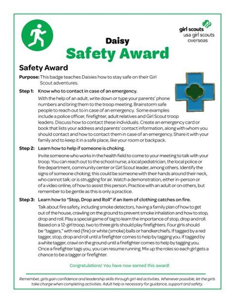 Daisy_Safety_Award_Badge