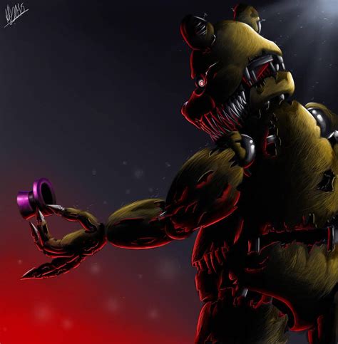 Fredbear by MaskedGolem on DeviantArt | Fnaf freddy fazbear, Nightmare fredbear, Five nights at ...