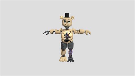 Shattered Freddy fnaf 2 - Download Free 3D model by NachiG [836872d ...