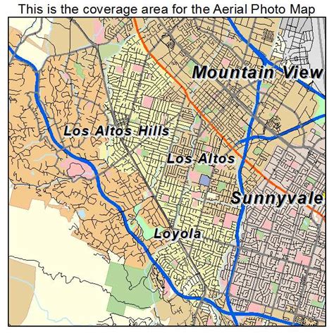 Los Altos California Map - Allina Madeline