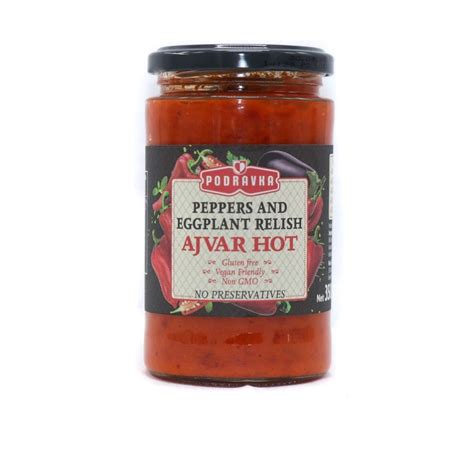 Podravka Roasted Hot Ajvar 350g - Halal World