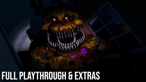 Five Nights at Freddy's 4 - Full Playthrough Night 1-6 Complete ...