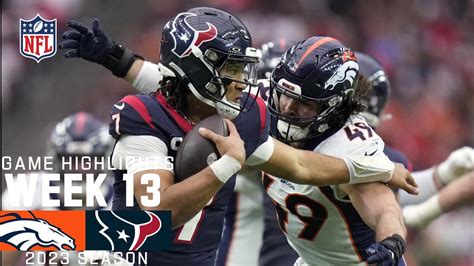 Denver Broncos vs. Houston Texans | 2023 Week 13 Game Highlights - YouTube