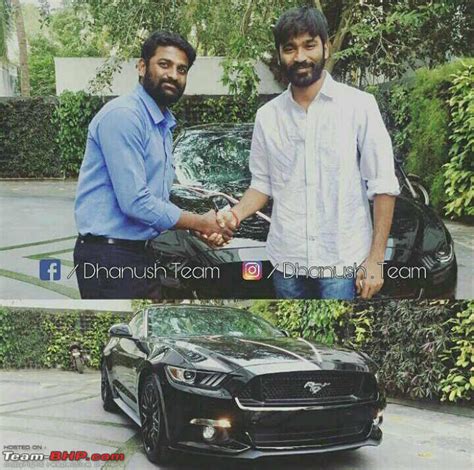 Kolaveri star Dhanush just gifted himself a Ford Mustang