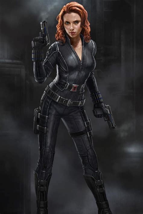 Black Widow Scarlett Johansson Costume - AngusNorriss