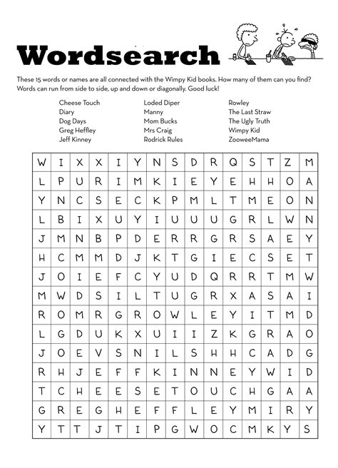 Printable Word Searches For Kids Activity Shelter Kid Word Search - Riset