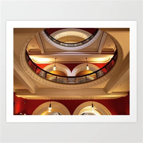 Interior of the Queen Victoria Building in Sydney Australia Art Print ...