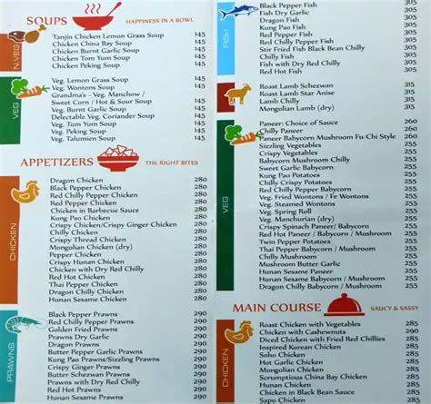 China Bay Menu, Menu for China Bay, Mahim, Mumbai - Zomato