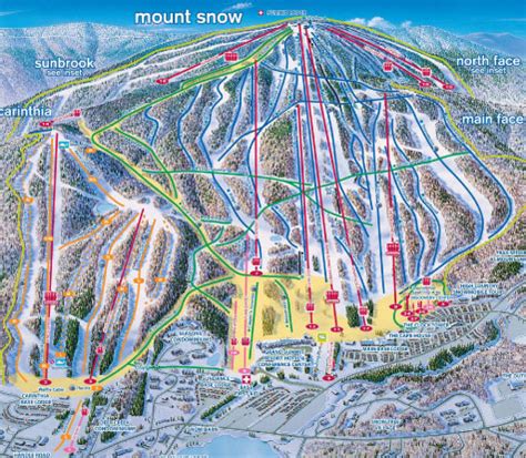 Map of Mount Snow VT - Mount Snow Map | Mount Snow VT Real Estate