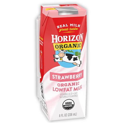 Horizon Organic Shelf Stable Strawberry 1% Milk