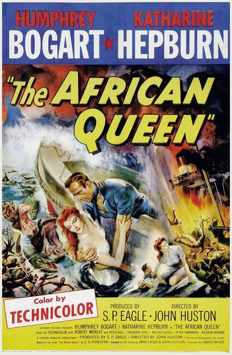 the african queen poster - Google Search | Queen movie, Old movie posters, Bogart movies