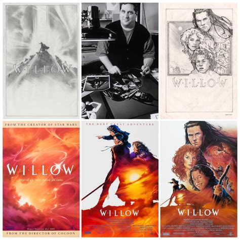 The Art of Willow and Willow movie poster art by John Alvin