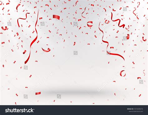 Celebration Background Red Confetti Stock Vector (Royalty Free) 1019339272 | Shutterstock