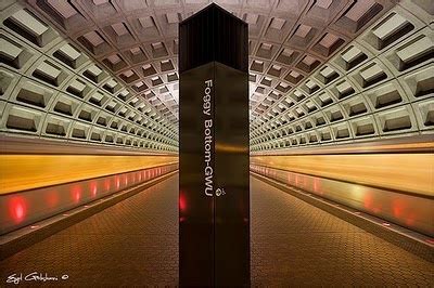 Foggy Bottom Metro - "Ground Zero" Print of Metro Station.