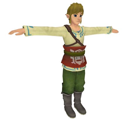 Wii - The Legend of Zelda: Skyward Sword - Link (Skyloft) - The Models ...