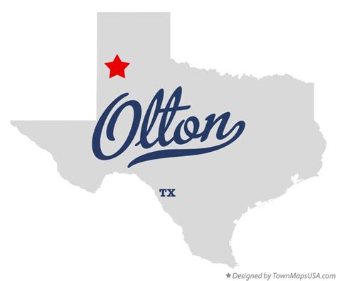 Map of Olton, TX, Texas