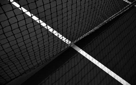 Tennis - Court - Black - White - Line -aesthetic (1920×1200) | Tennis wallpaper, Tennis nets ...